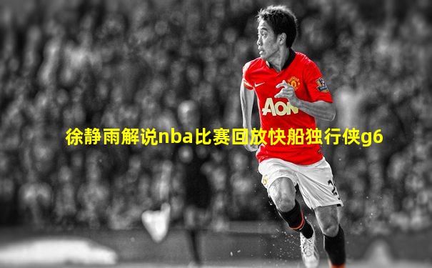 徐静雨解说nba比赛回放快船独行侠g6